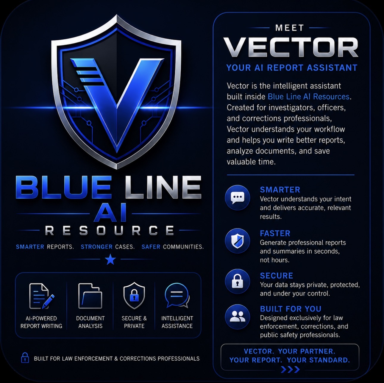 Meet Vector — the AI assistant inside Blue Line AI Resources